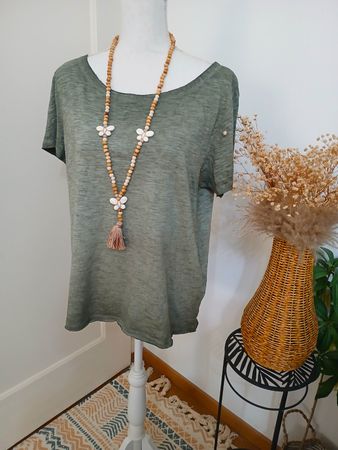 T- Shirt Bio Baumwolle, Gr.XL, NEU