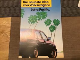 VW Jetta Pacific Faltprospekt 1989
