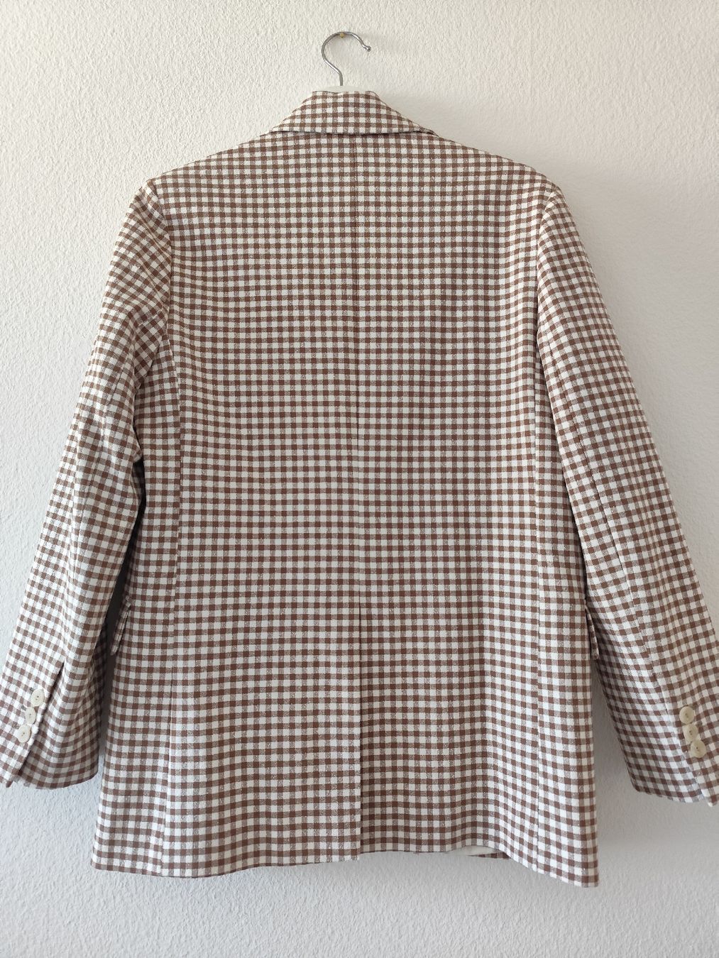 Mango Giacche: Mango Selection Blazer, Braun/Weiss Kariert, Grösse S – Nuovo (secondo la descrizione) da Münchenstein venduto da Bobba.L 1