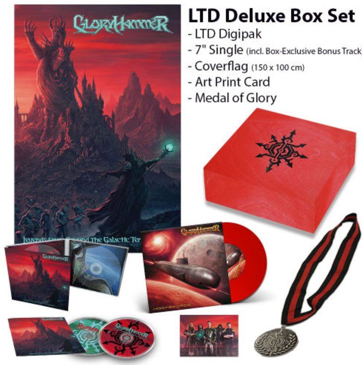 CD: GloryHammer -  Legends From Beyond The Galactic Terrorvorex – Nuovo e nell'imballaggio originale da Bremgarten AG venduto da BenjaB 3