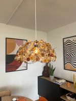 Hängeleuchte mit Trockenblumen HANDGEMACHT