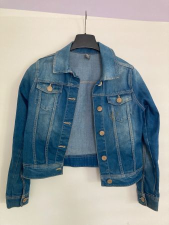 Jeansjacke, hellblau, Gr. 152
