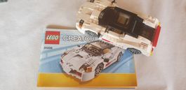 Lego Creature weisser Sportwagen