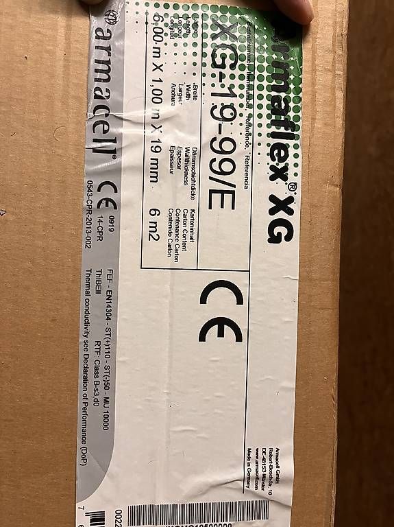 Installations sanitaires: Armaflex XG 19mm – D'occasion à Ligornetto par DaniCeller