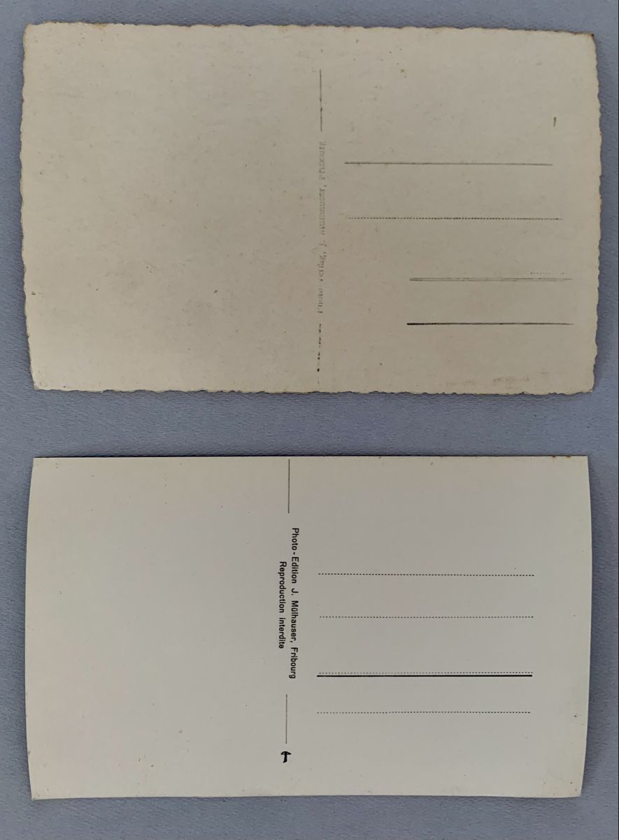Cartoline postali: Ansichtskarten Schweiz - Alterswil, FR – Usato da Düdingen venduto da polytropon_5 3