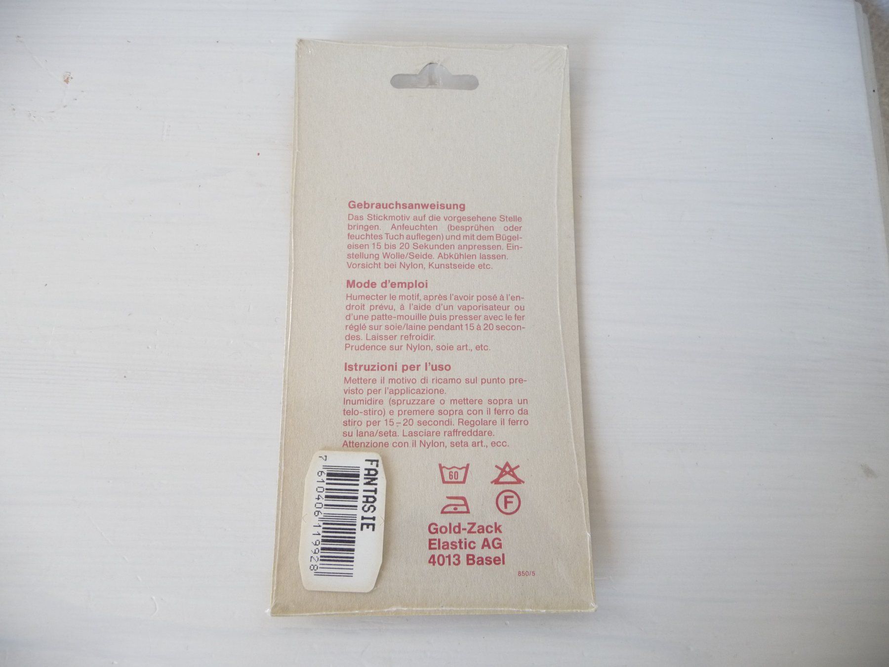 Tessuti: Patch zum Aufbügeln - Patch Thermocollant – Nuovo e nell'imballaggio originale da Savagnier venduto da Marderuth 1
