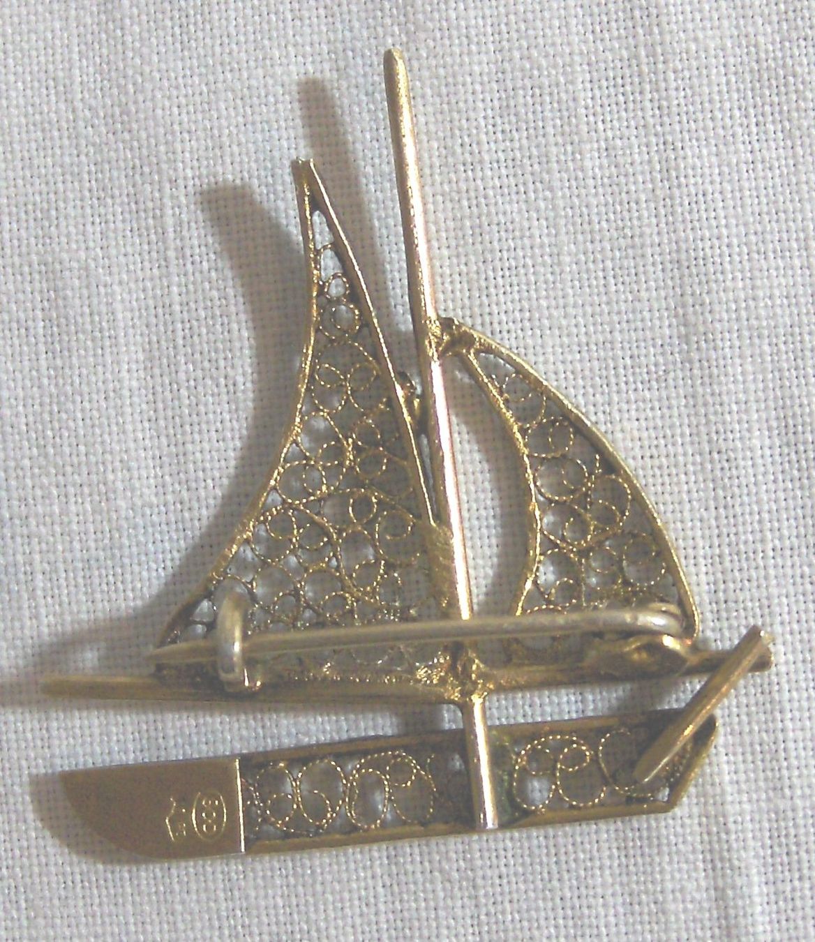 Broches & Aiguilles: Alte Silber Brosche, Motiv Segelschiff – D'occasion à Dübendorf par alracfo 3