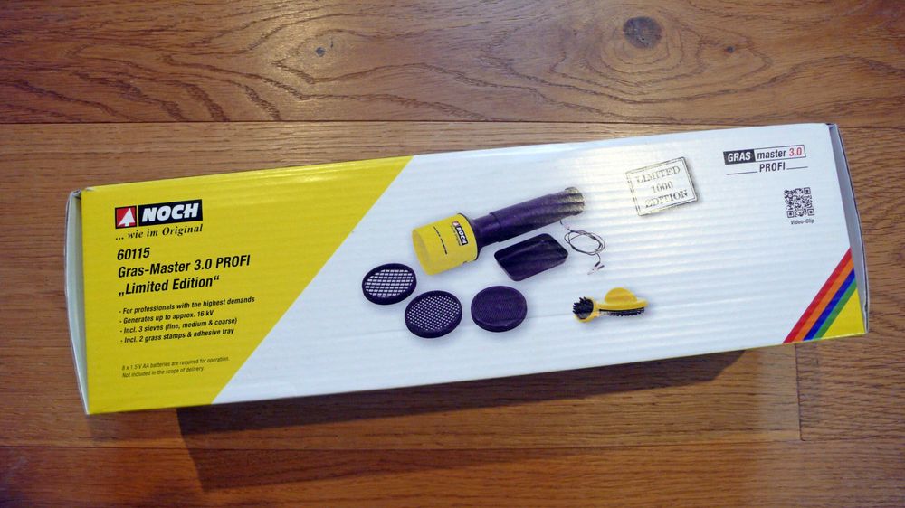 Noch 60115 Gras-Master 3.0 PROFI (Limited Edition), Statik Çim Ekmen Aleti