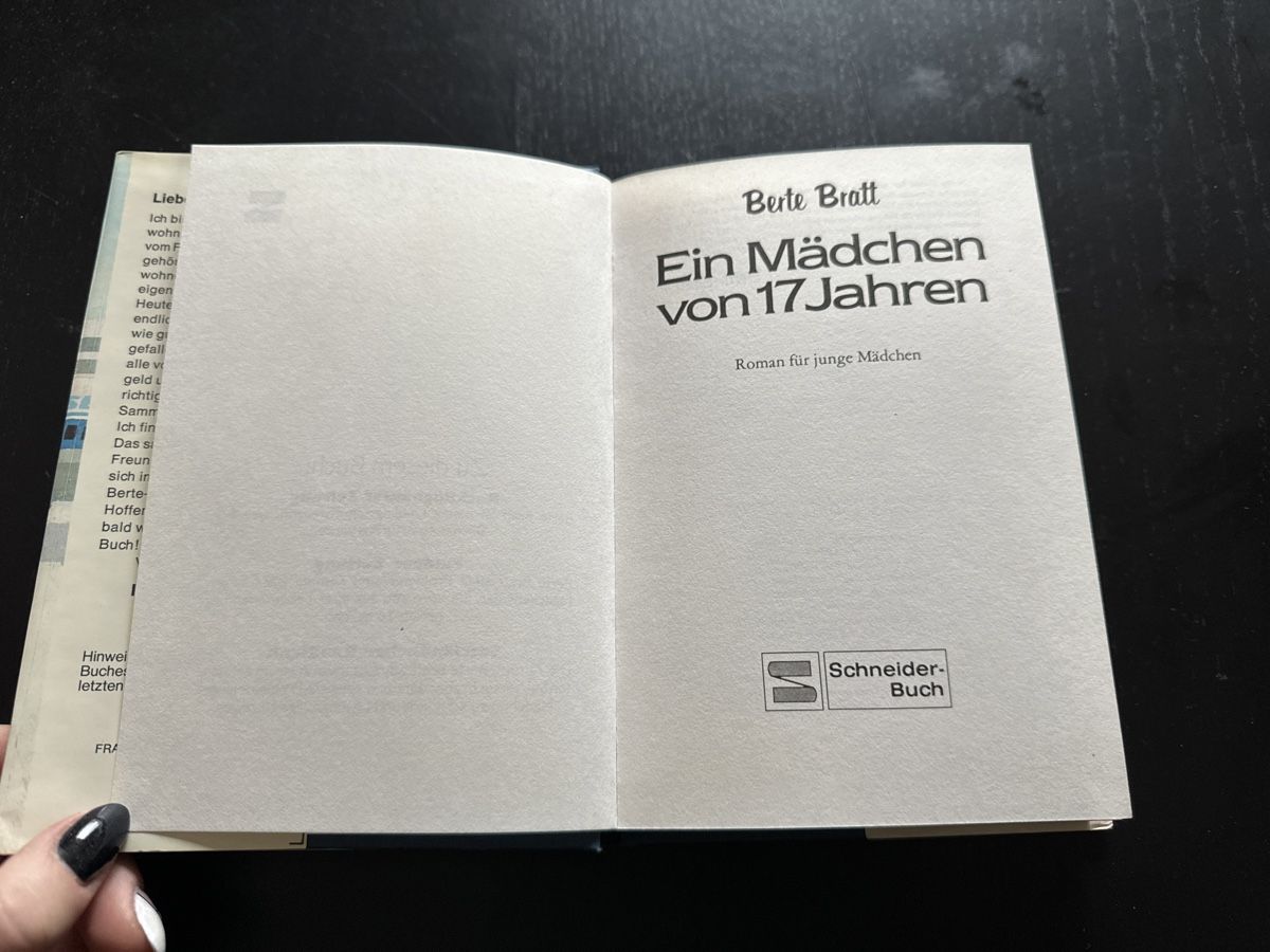 Libri: Ein Mädchen von 17 Jahren – Usato da Erstfeld venduto da Uhu1980 1