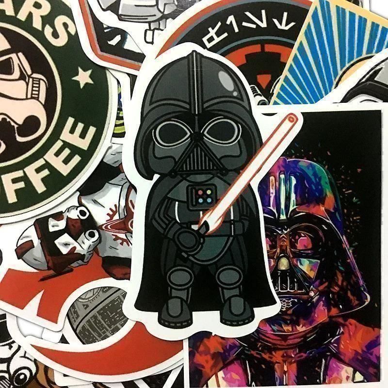 Sticker: 30 STAR WARS STICKER - WASSERFEST - AUFKLEBER – Nuovo e nell'imballaggio originale da Kriens venduto da swissgadget 6