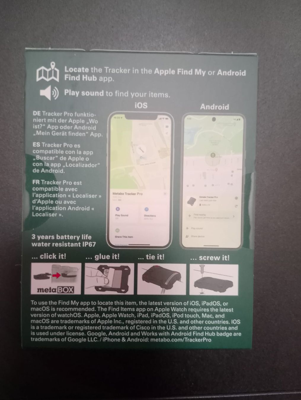Metabo Valigie: Metabo Tracker Pro iOS / Android – Nuovo e nell'imballaggio originale da Mönthal venduto da Maschinenhaus 5