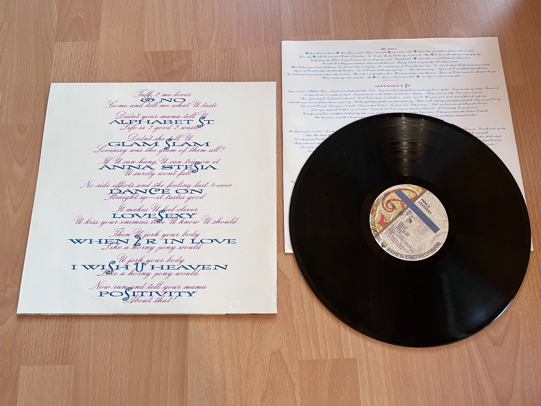 Schallplatten: Prince - Lovesexy – Gebraucht aus Giebenach von Wurlitzer70 1
