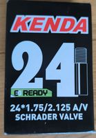 Neuer Kenda Fahrradschlauch 24 Zoll A/V Schrader Ventil