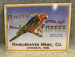 Polly coffee papagei Werbung Reklame