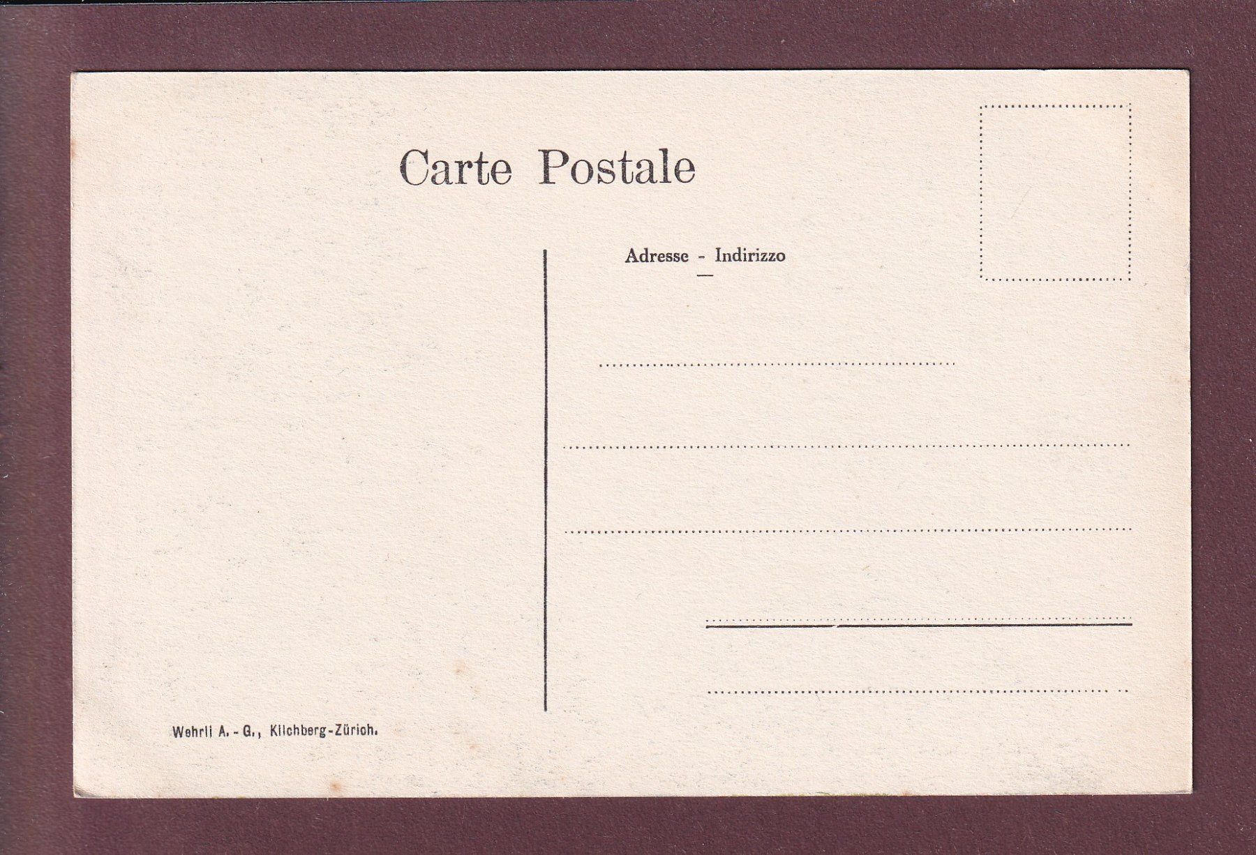 Cartoline postali: WEGGIS - Kirche – Usato da Pully venduto da nicecards 1