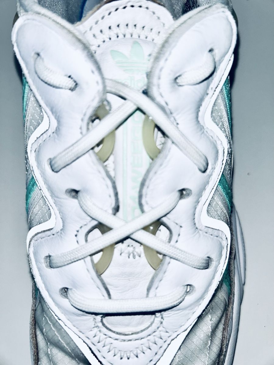 Adidas Scarpe da uomo: Adidas Ozweego sneakers 40.5 White/Pulse Mint/Sand Strata – Usato da Kilchberg ZH venduto da malibubeach 6