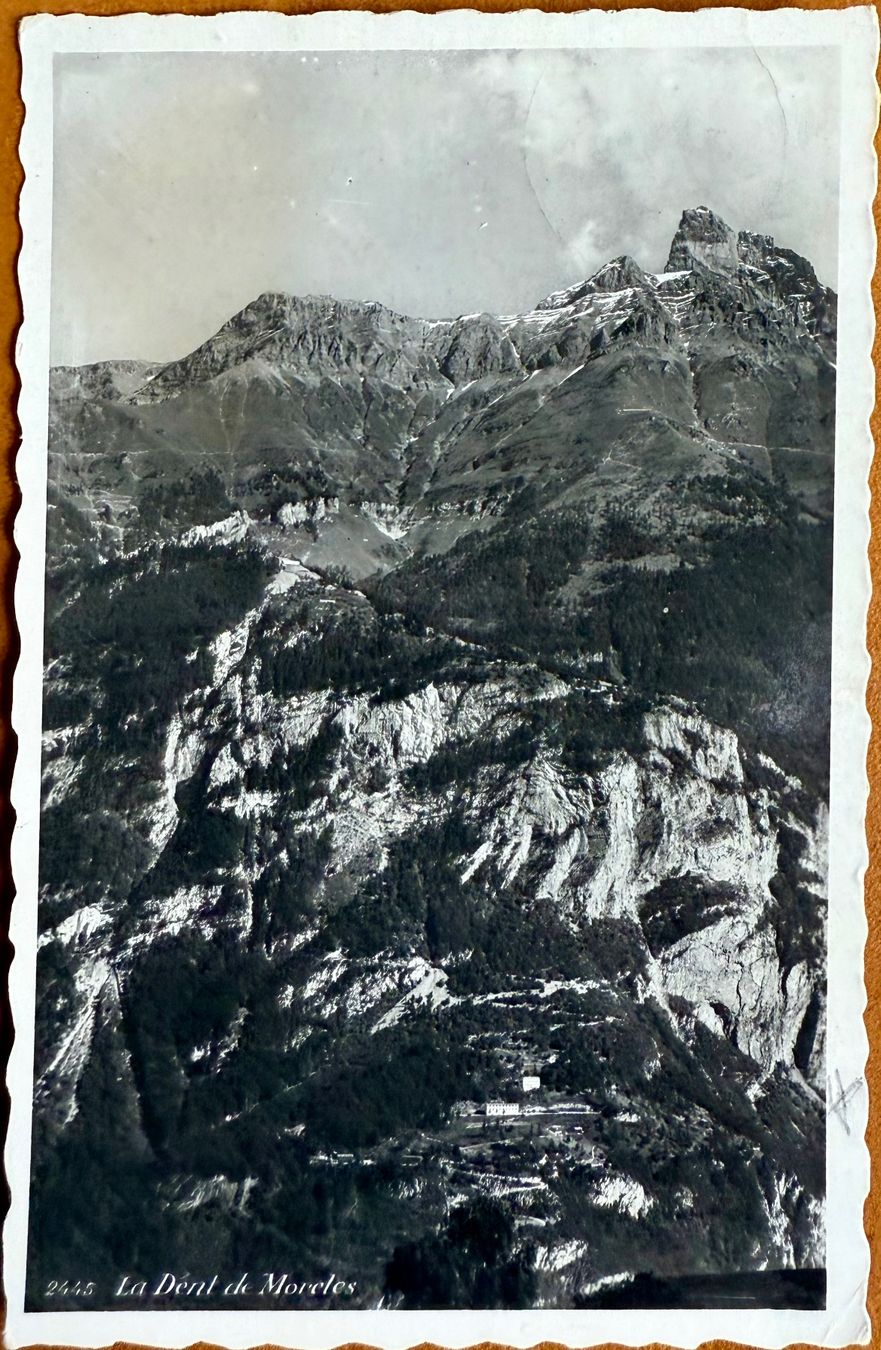 Ansichtskarten: Morcles - 1938 – Gebraucht aus Lutry von Ediego
