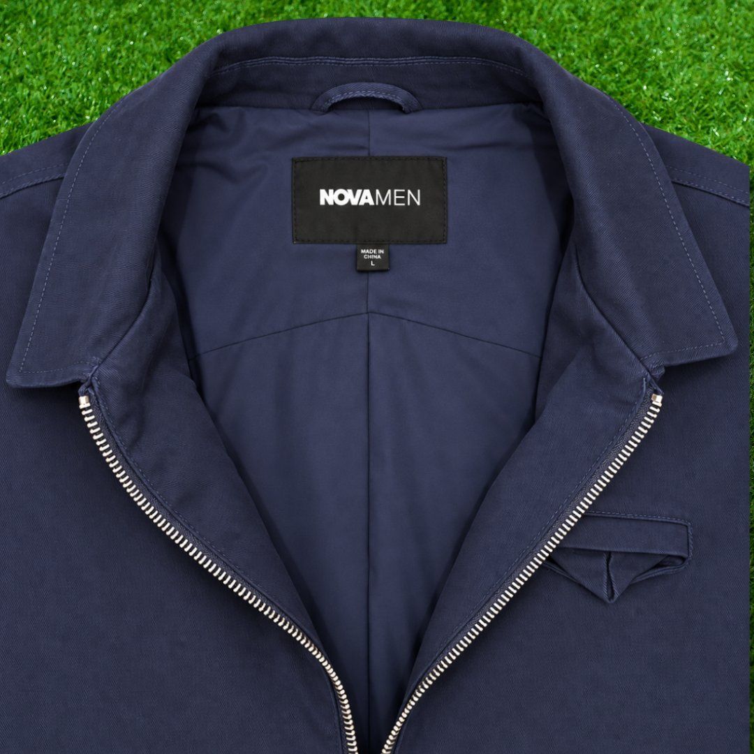 Jacken: NOVAMEN Navy Zip Workwear Jacket – Gebraucht aus Zürich von geoff_resell 1