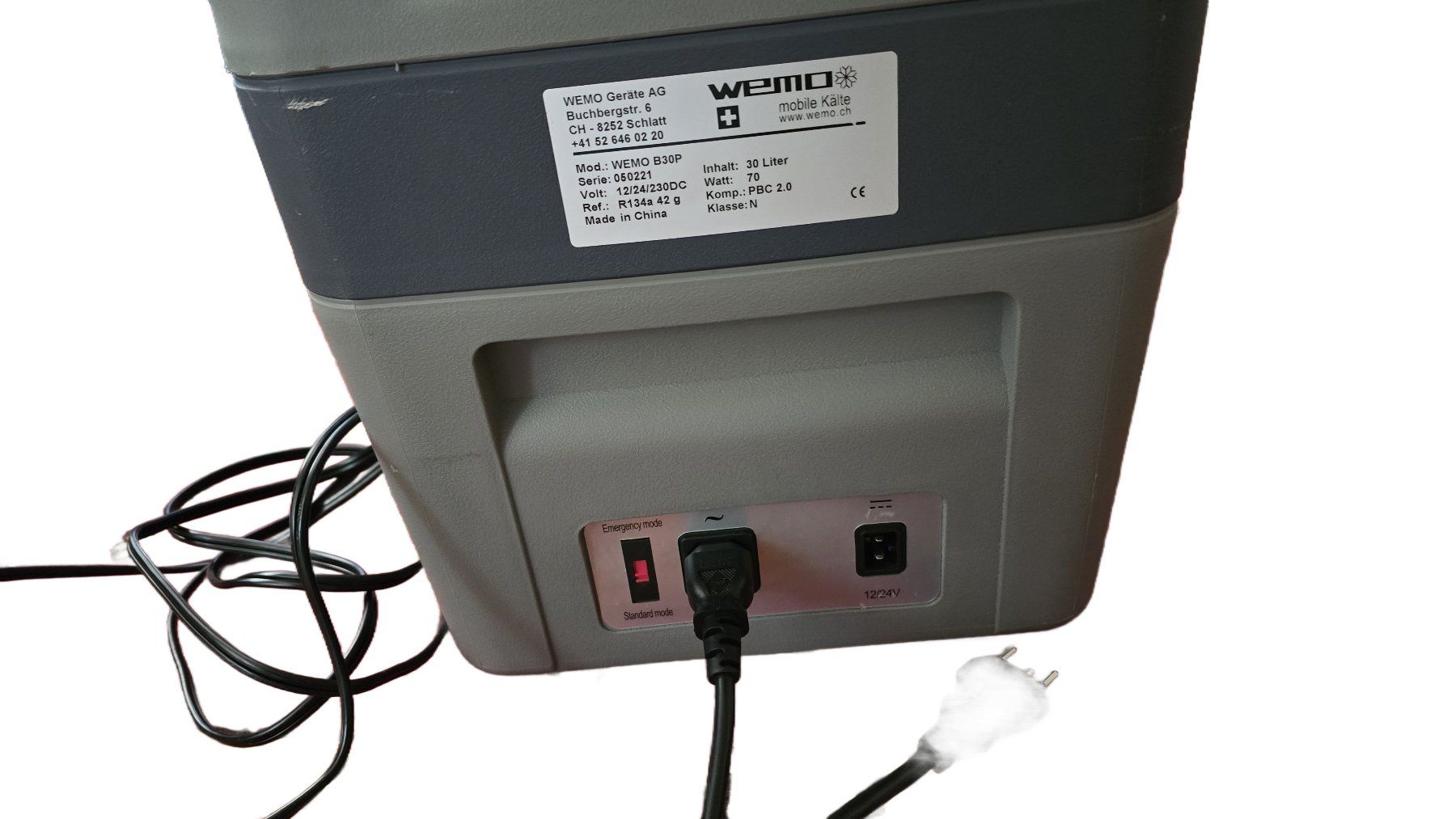 Kühlschränke & Kühlen: Kompressor-Kühlbox WEMO B30P – Gebraucht aus Lausen von Nashorn19 3