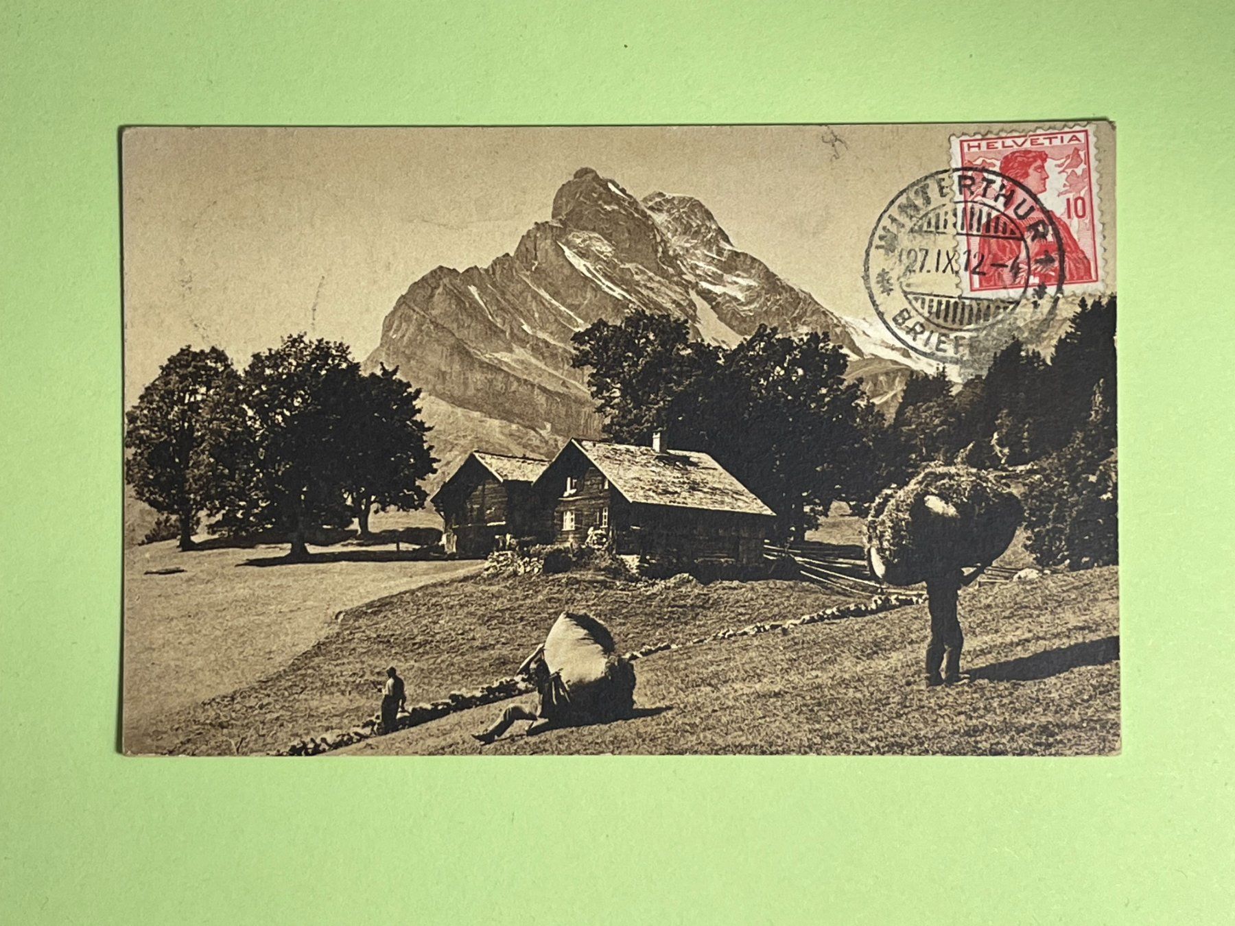 Cartes postales: Braunwald - Stempel Winterthur 1912 – D'occasion à Steg VS par danwer74