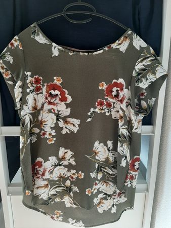 Kurzarm Bluse/Oberteil