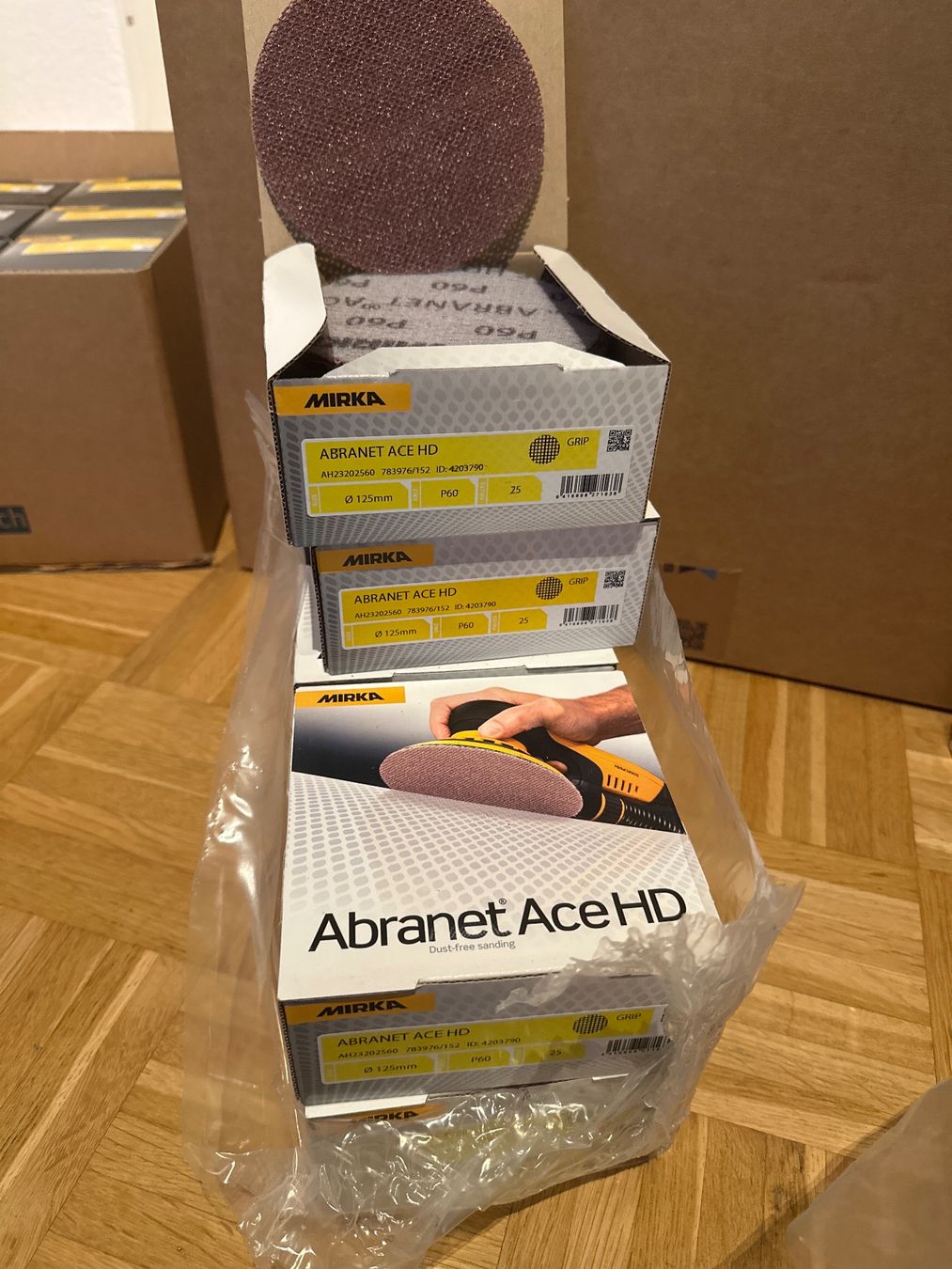 Lixa Disco Abranet Ace 9pol/225mm Mirka - Disco de Lixa / Flap