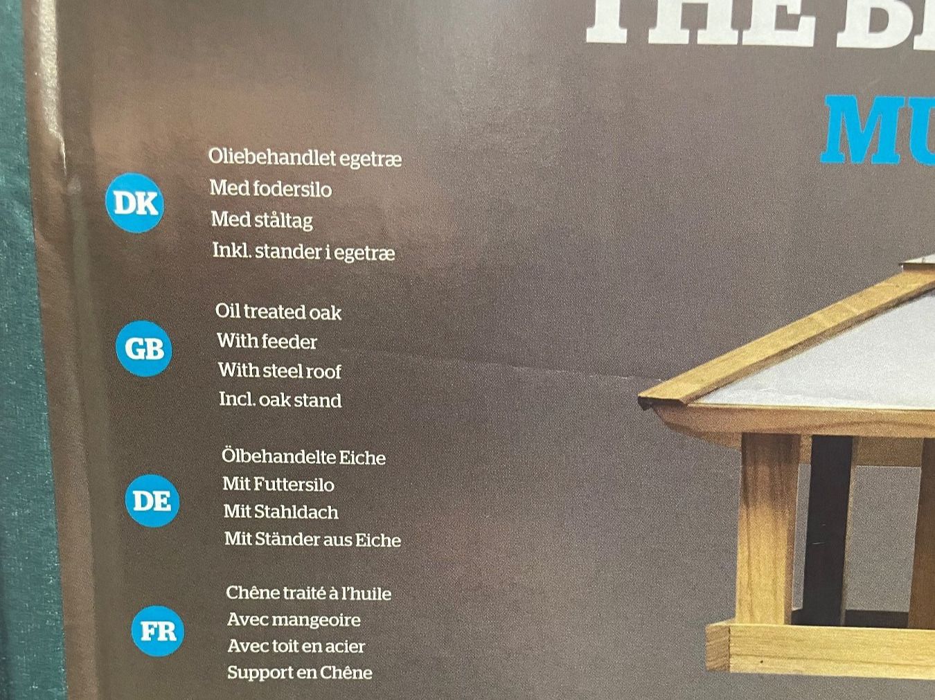 Casette per uccelli: Vogelhaus/Vogelfutterhaus & Futtersilo/Eichenholz/Neu/OVP – Nuovo e nell'imballaggio originale da Volketswil venduto da rubin74 5