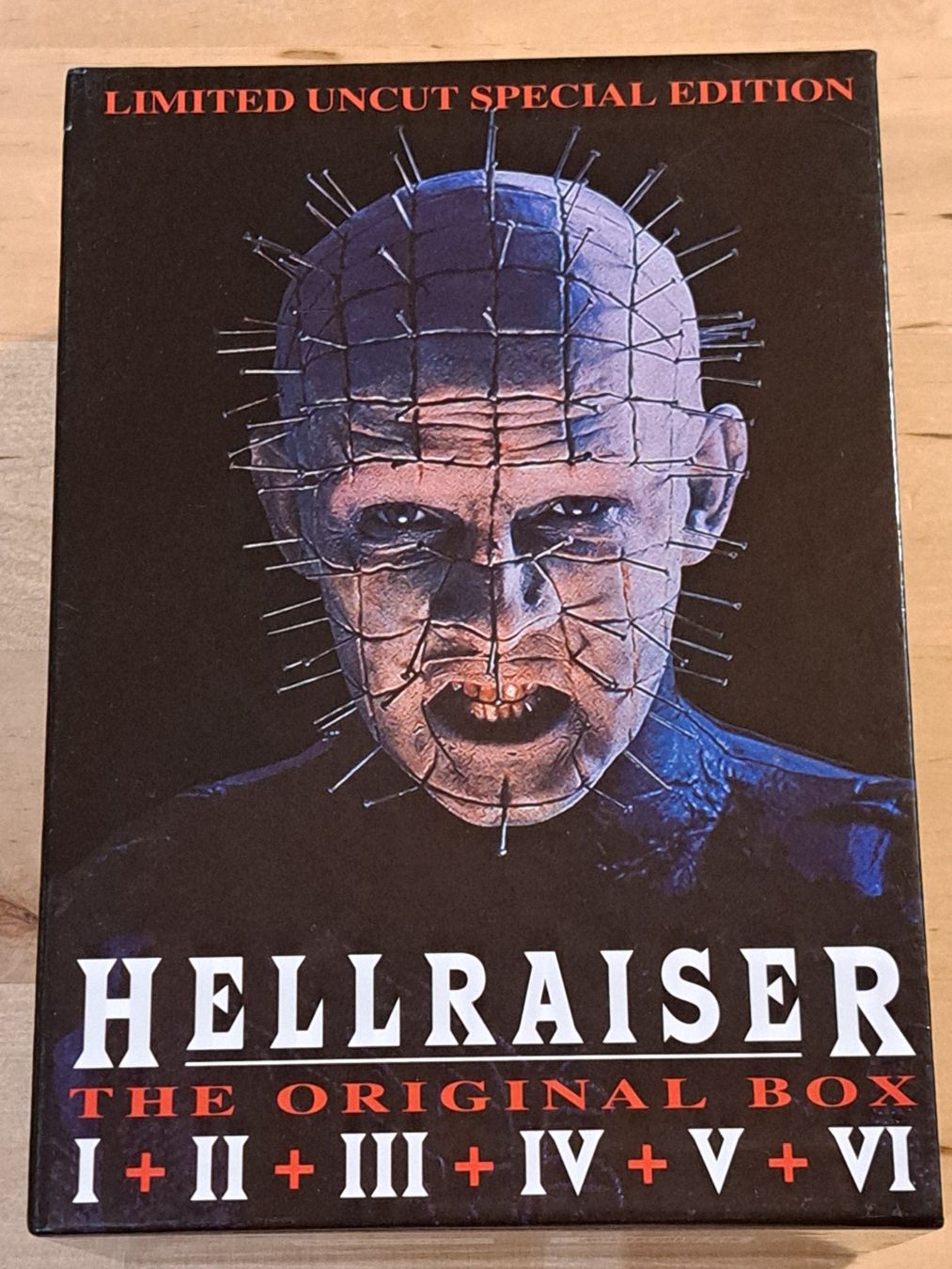 Alle DVDs: Boxset HELLRAISER 1-6, alle Teile sind UNCUT – Gebraucht aus Unterseen von Kanica