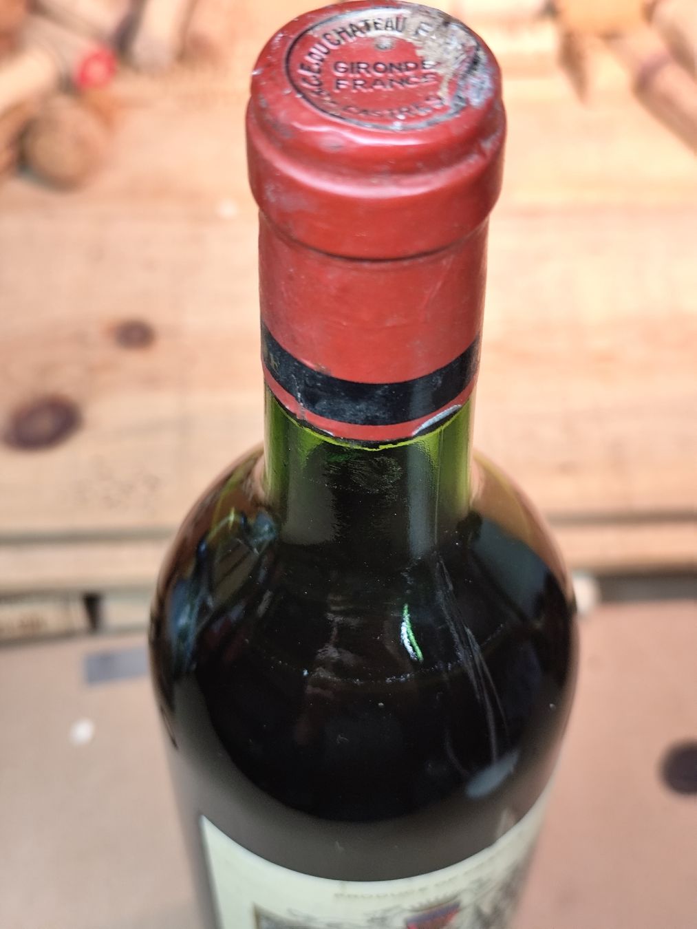 Vino: 1978 Bordeaux, Chateau Ferrande, Graves – Nuovo e nell'imballaggio originale da Büsserach venduto da Vintage-vins 2