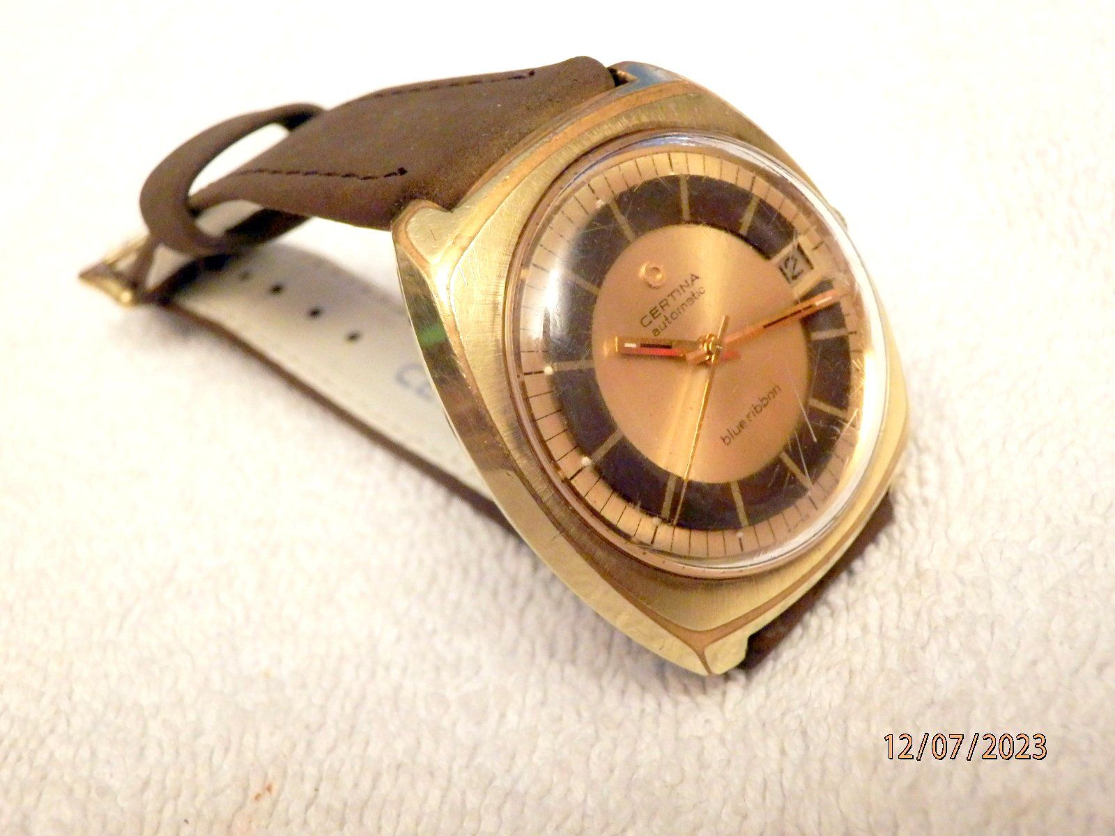 Certina Uhren: Certina blue ribbon, Automatic, Kaliber 25-651, Datum – Gebraucht aus Ueberstorf von dinbau 7