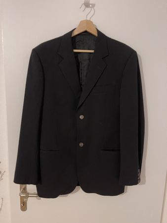 Bally Herren Blazer, Gr. 42, Schwarz – Zeitloser Klassiker