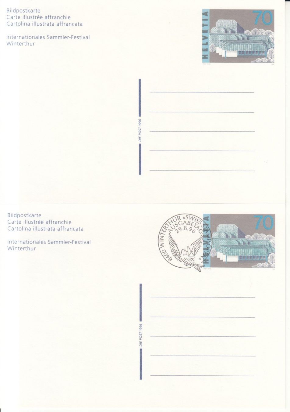 Tutti i francobolli: SGK PK 228 postfrisch und mit ET – Usato da Bürglen TG venduto da StampGraf 1