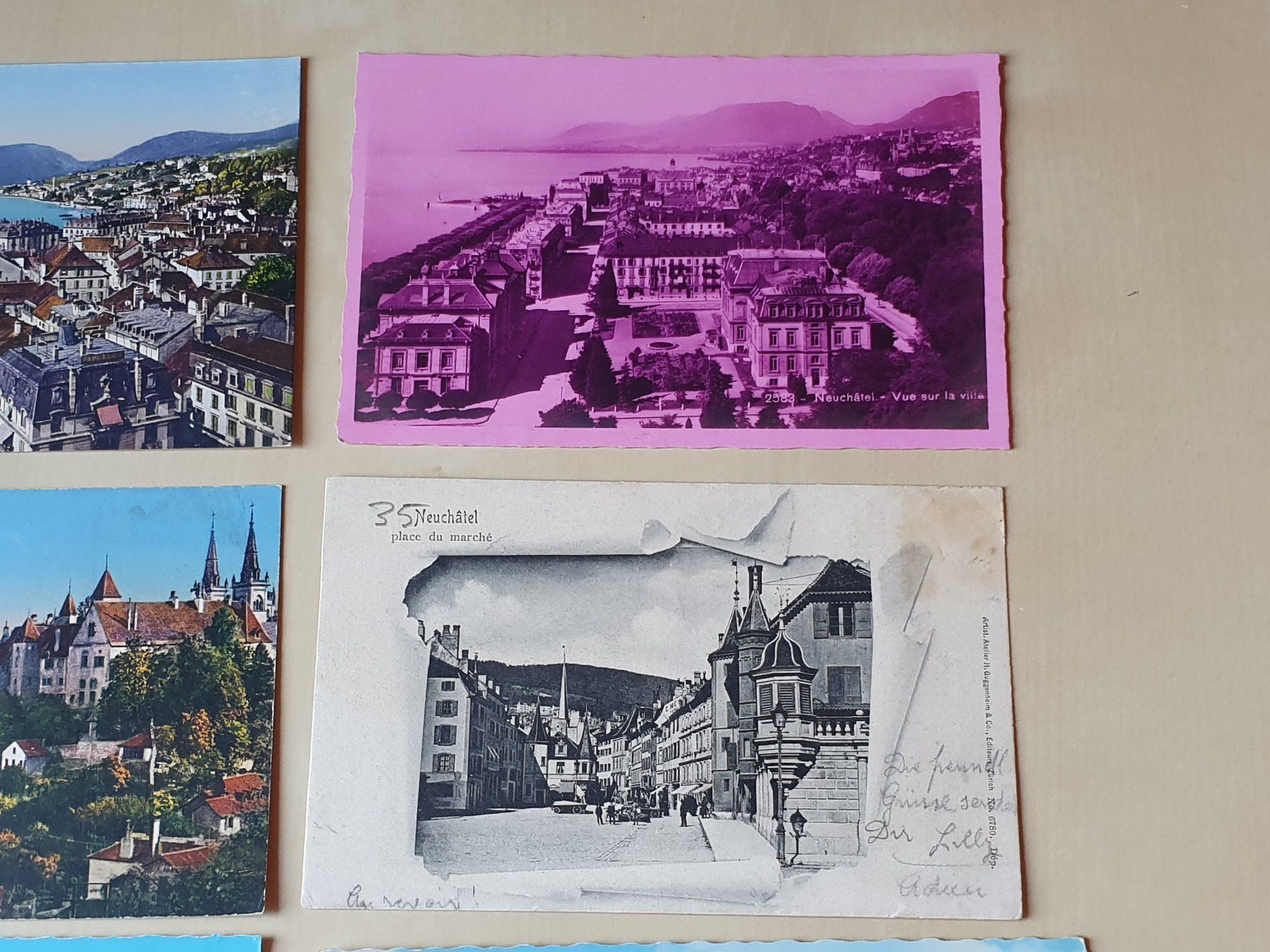 Cartoline postali: 12 x Karten Neuchatel ab 1897 – Usato da Stansstad venduto da collectorsshop 3