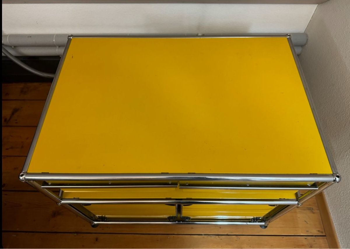 USM Cassettiere: USM Kommode Gelb mit Hängeregister – Usato da Cham venduto da matap1 4