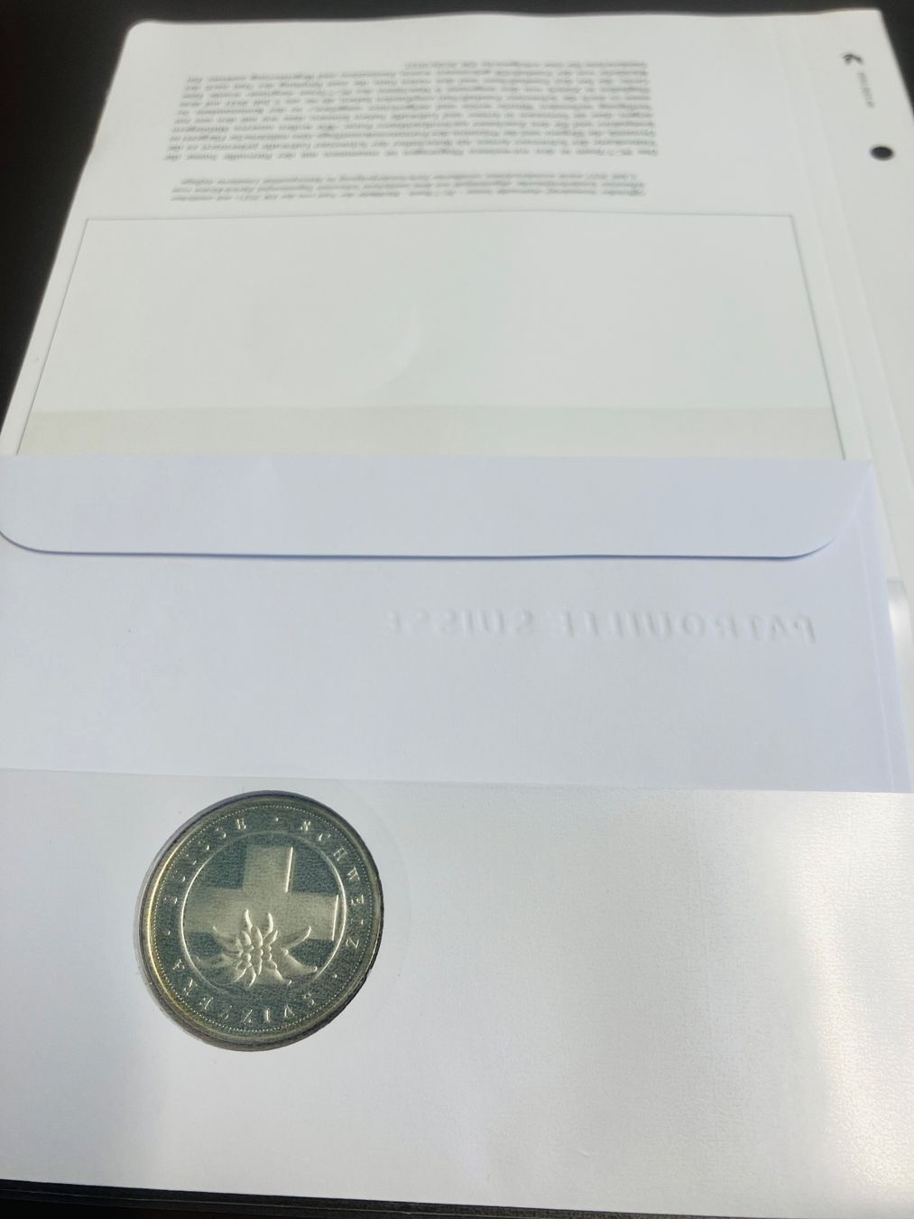 Medaglie: Patrouille Suisse  Numisbrief versilberte Medaille 2021 – Usato da Merenschwand venduto da Garfield2026 3