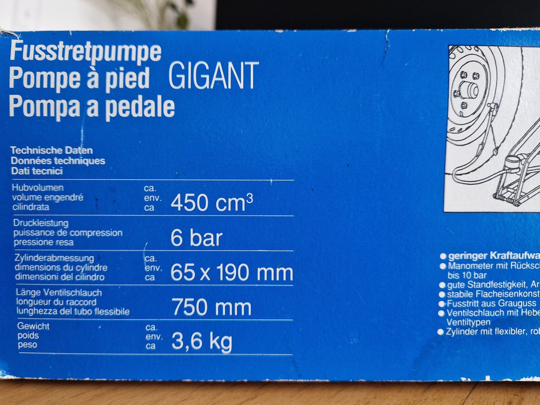 Pompe & Parti di ricambio: Fusspumpe Pumpe Gigant Miocar – Usato da Remetschwil venduto da Kabure 4