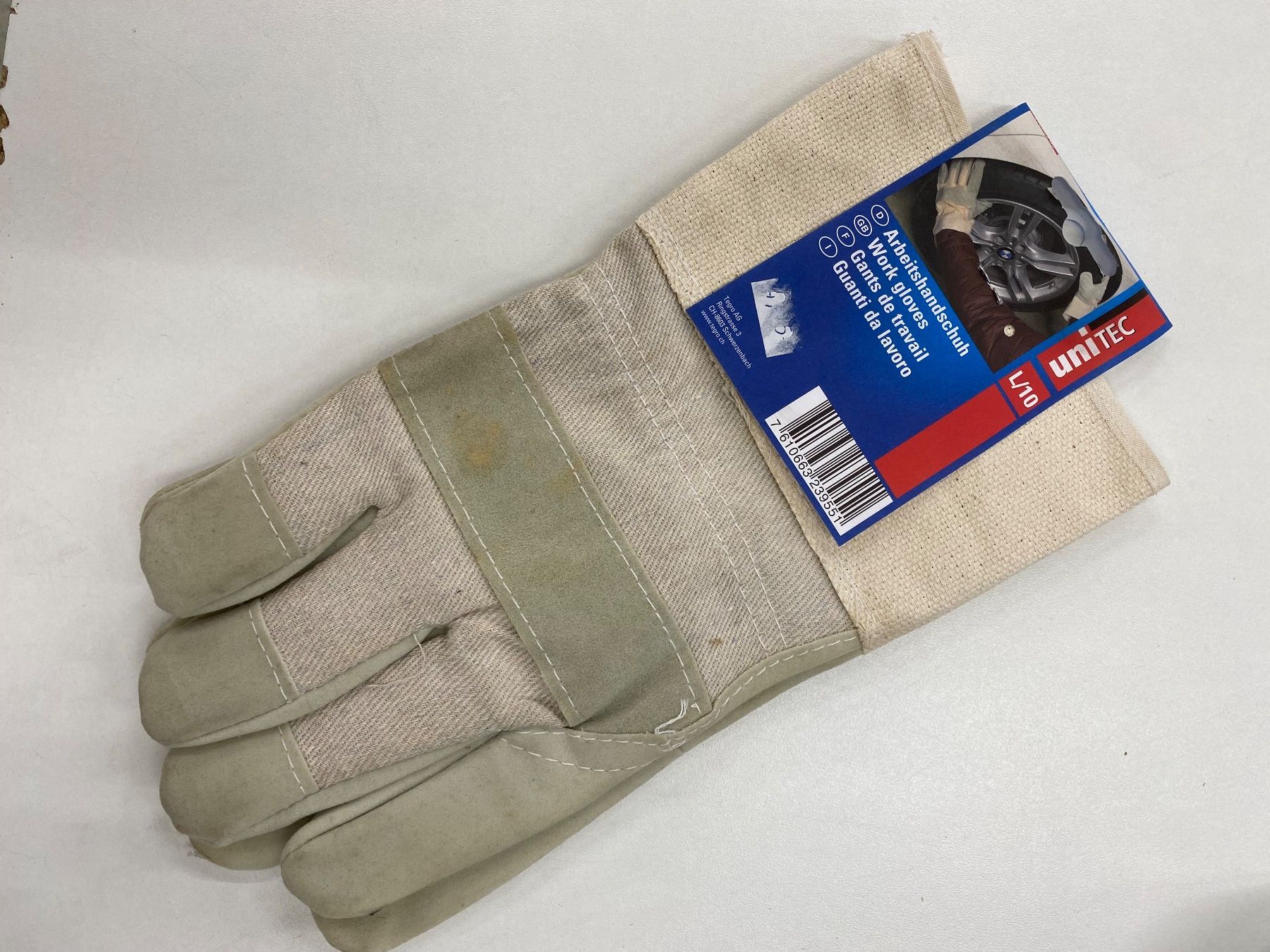 wolk Arbeitshandschuh-Set Feinstrickhandschuh mit PU Beschichtung (1 VE = 6 Stück) - Größe 10 (6-St., Größe 10
