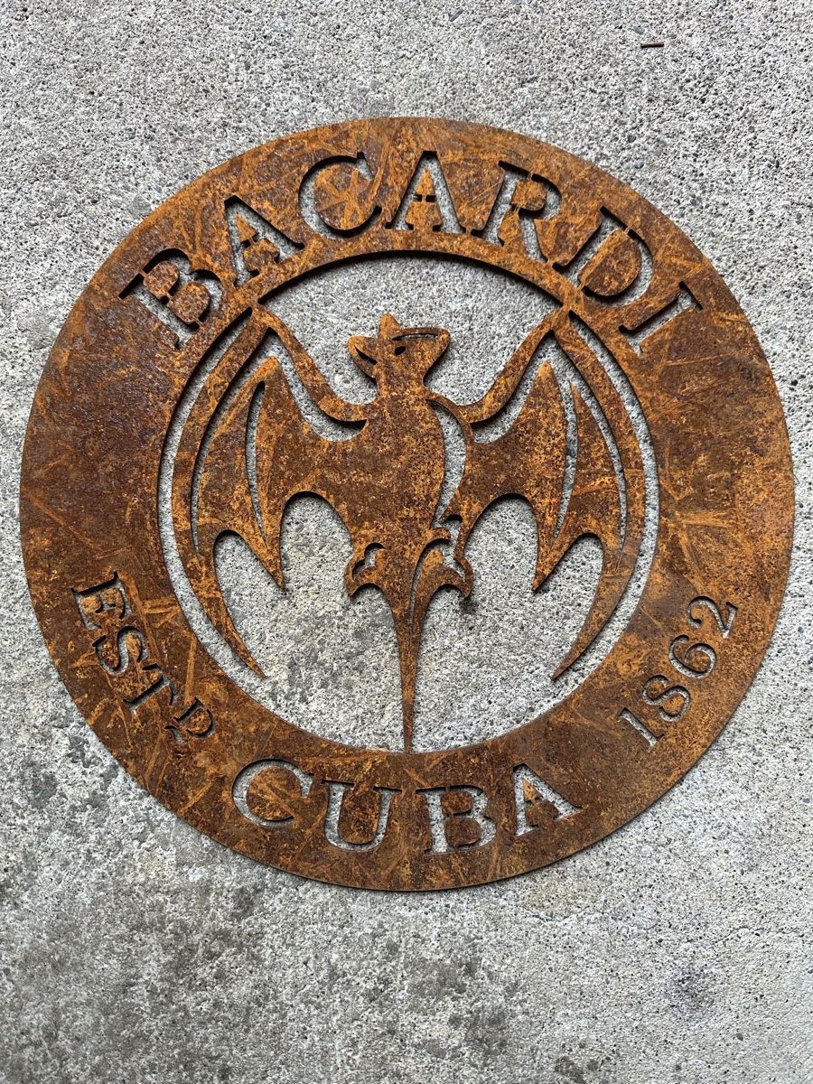 Insegne: Bacardi Fledermaus bar Restaurant  – Nuovo (secondo la descrizione) da Reinach AG venduto da rares75