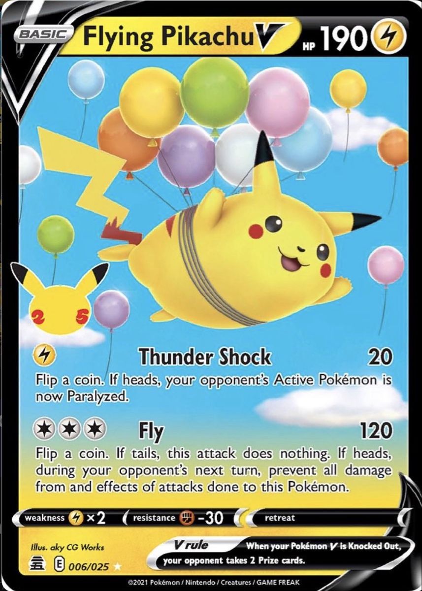 Pokémon Carte collezionabili: Pokemon Flying Pikachu V #6  – Usato da Goldach venduto da zek_j7p8