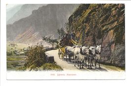 Schweizerische Alpenpost ob Innertkirchen (BE) Postkutsche