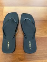 Flip Flop Zehentrenner, Next, schwarz, Gr. 38 - neuwertig