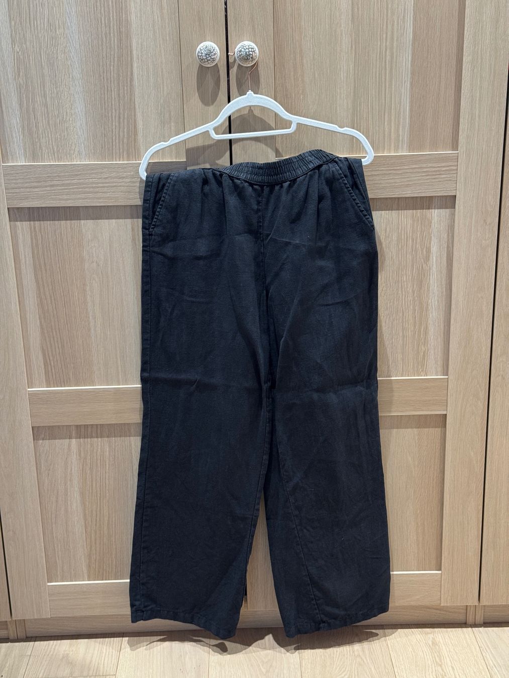 Pantaloni: Posey Wide Linen Pants Black Jet – Usato da Zürich venduto da RicardoExplorer 2