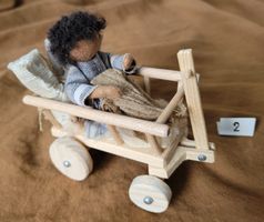 Wagen / Leiterwägeli Kind Schwarzenberger Krippenfiguren N2