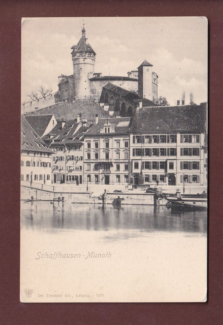 Cartoline postali: SCHAFFHAUSEN - Munot – Usato da Pully venduto da nicecards