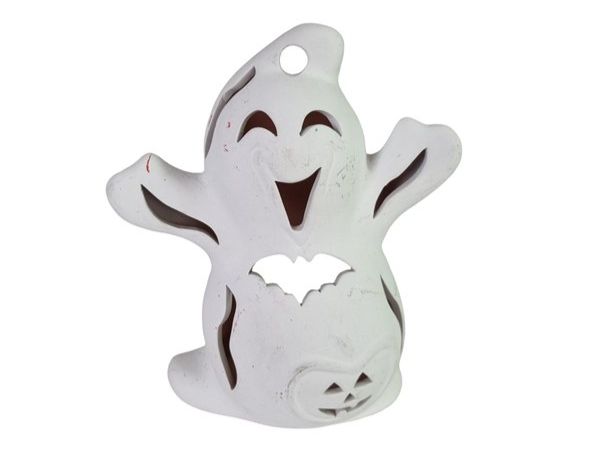 Kerzenständer: Halloween Keramik Windlicht – Gebraucht aus Wangen b. Olten von Restwert_Wangen
