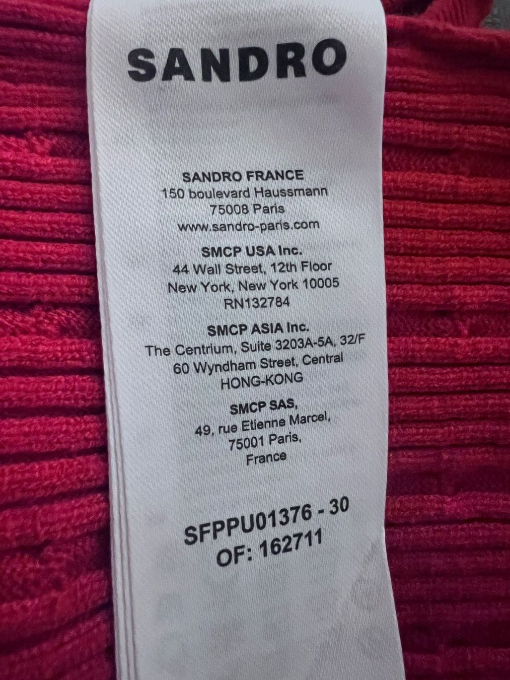 Maglioni & Felpe: SANDRO PARIS Pullover Strick rot Gr. S – Nuovo (secondo la descrizione) da Dübendorf venduto da CaBer 5