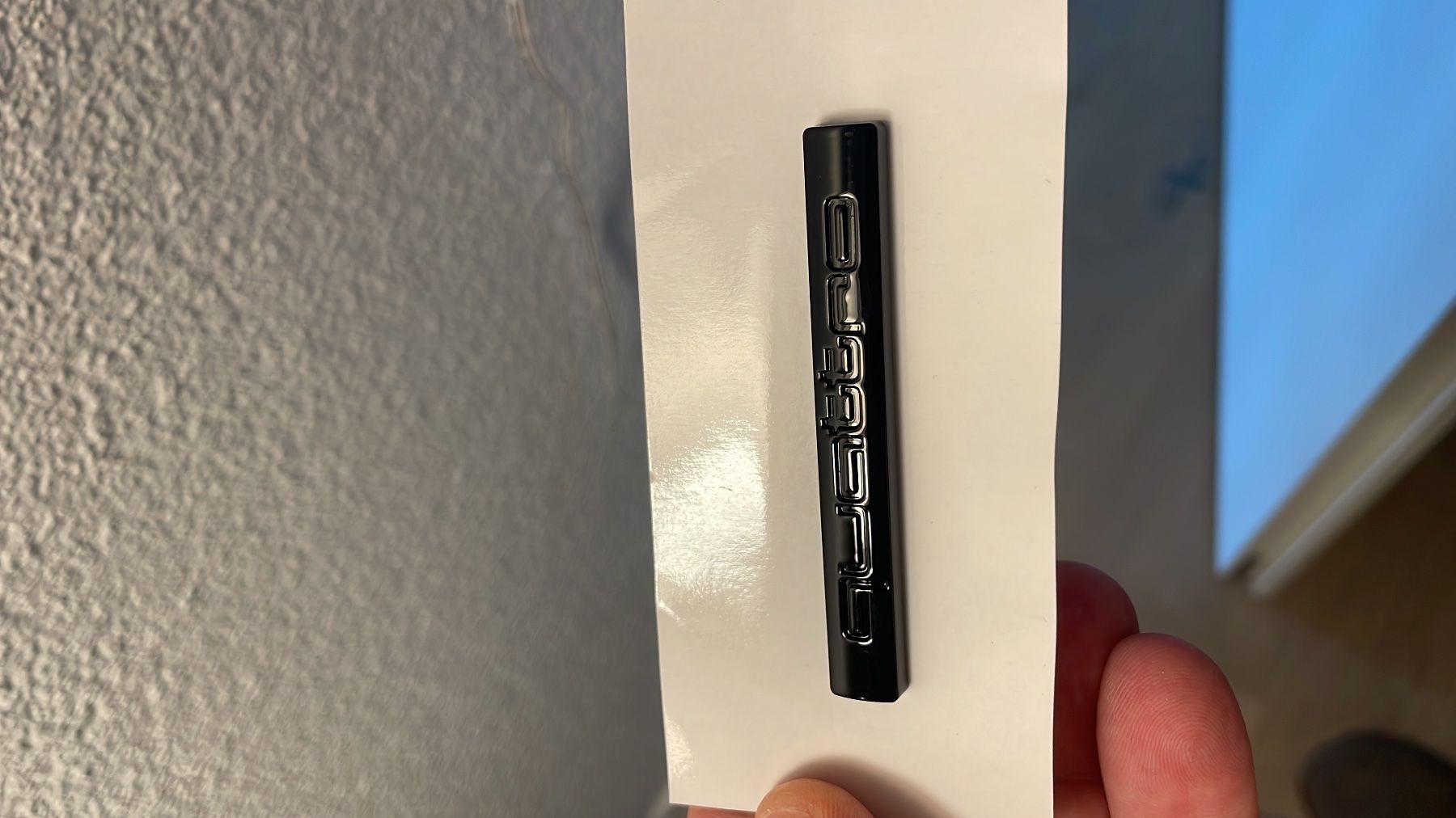 Audi Accessori per altri veicoli: Audi Logo noir schwarz Rs look Rs3 Ring Emblem Monogramm – Nuovo (secondo la descrizione) da Nürensdorf venduto da casualfriend 3