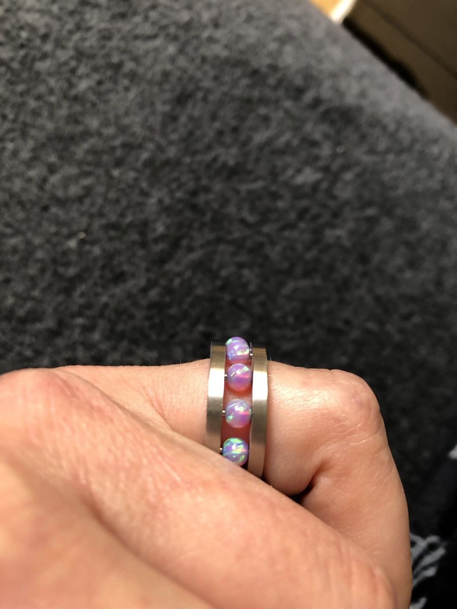 Ringe: Stahlring mit Opalkügelchen – Neu (gemäss Beschreibung) aus Basel von baloon8 7