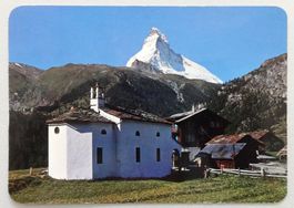 Zermatt, Kapelle Winkelmatten, Matterhorn