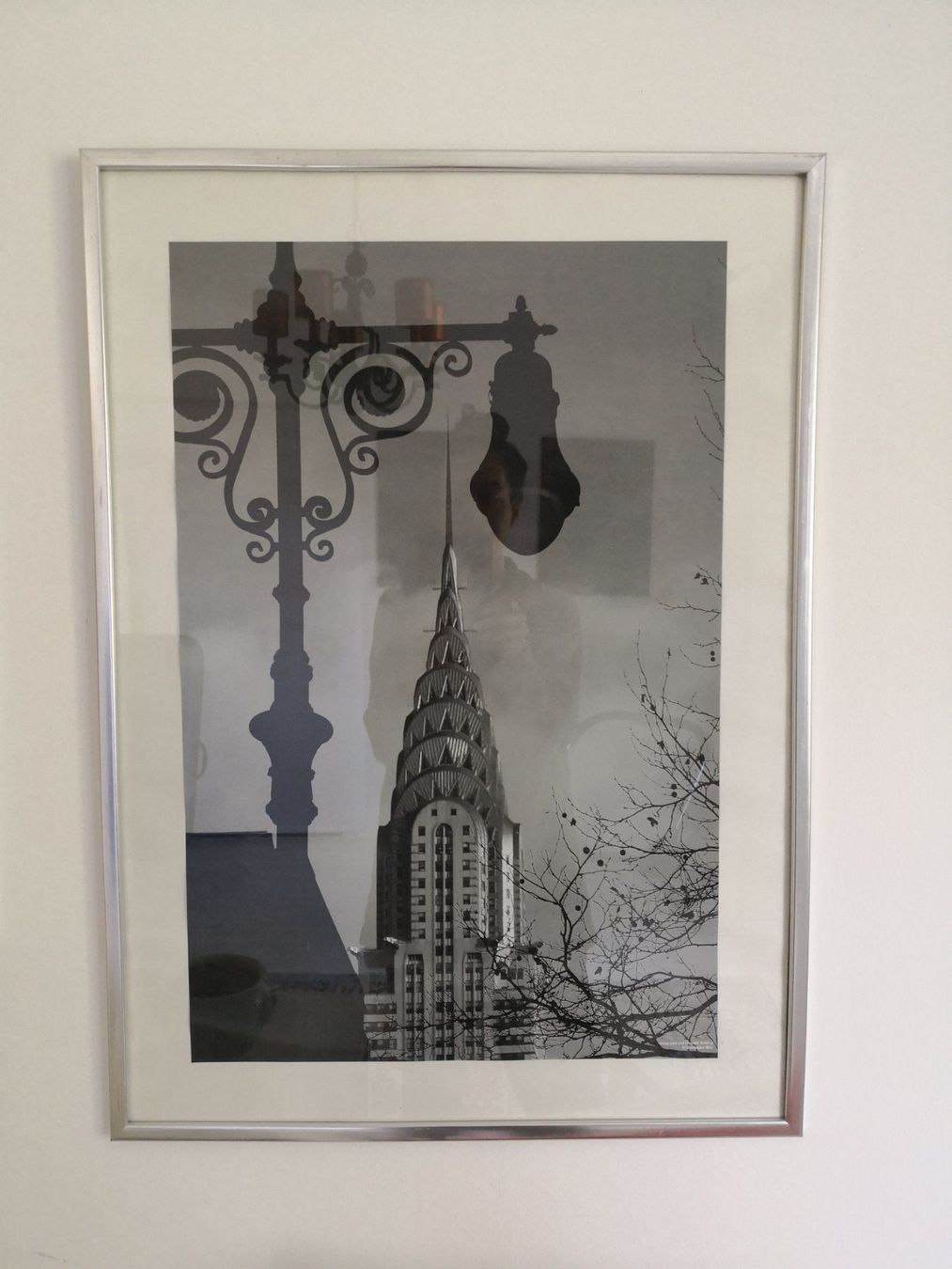 Poster & Bilder: 🤩NEW YORK BILDER IN SILBER-RAHMEN ODER SCHWARZER-RAHMEN – Gebraucht aus Olten von Naja-Twins-Twins 3
